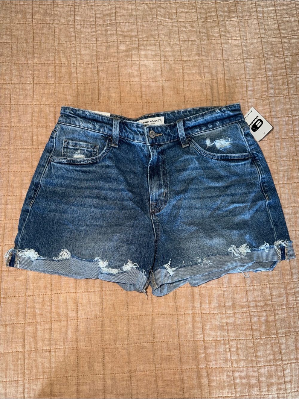 Flying Monkey Denim Shorts